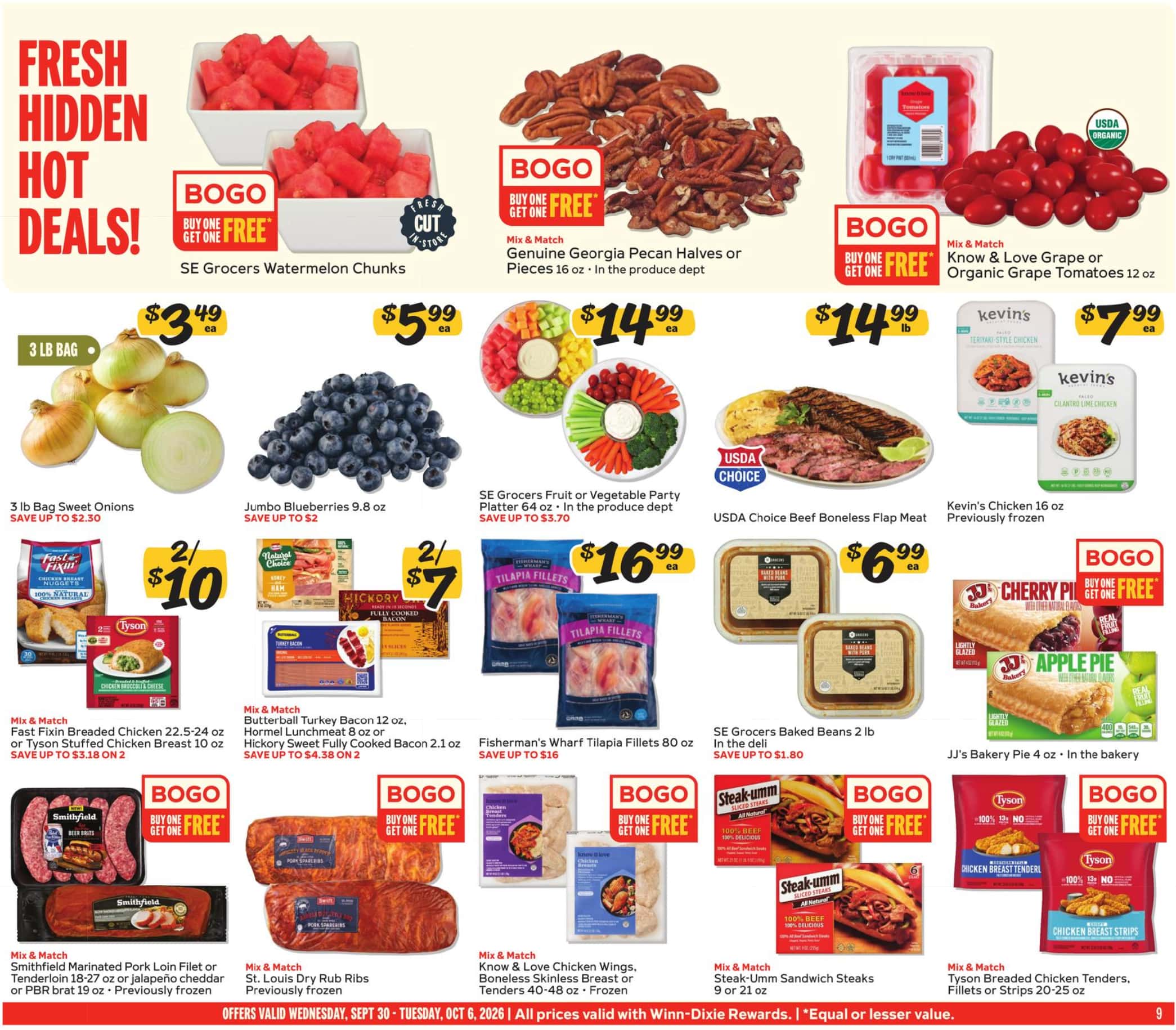 Winn Dixie Weekly Ad (October 14 - 20, 2026) Preview - Image 1 Sept. 30 - Oct. 6