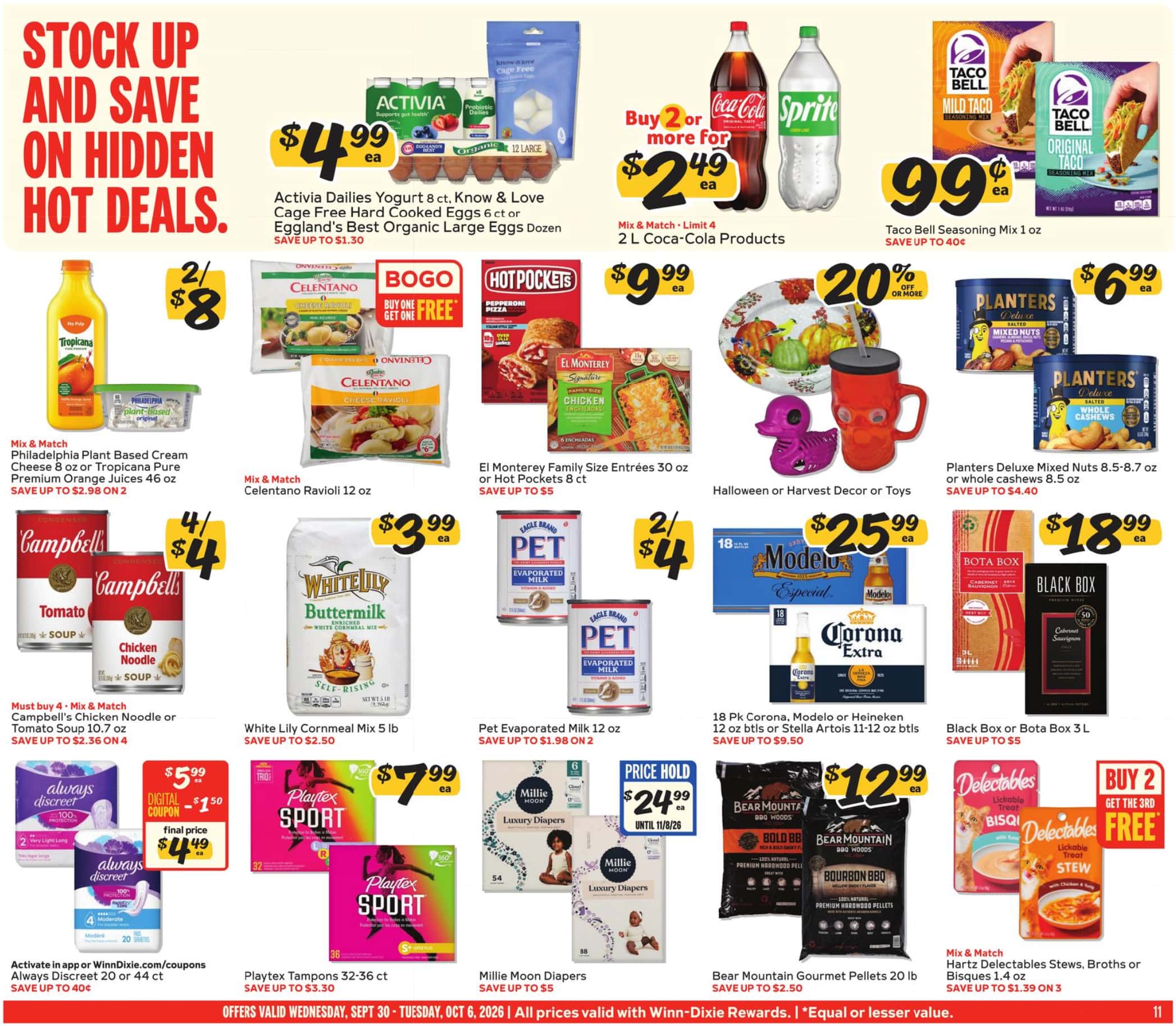 Winn Dixie Weekly Ad (October 14 - 20, 2026) Preview - Image 1 Sept. 30 - Oct. 6