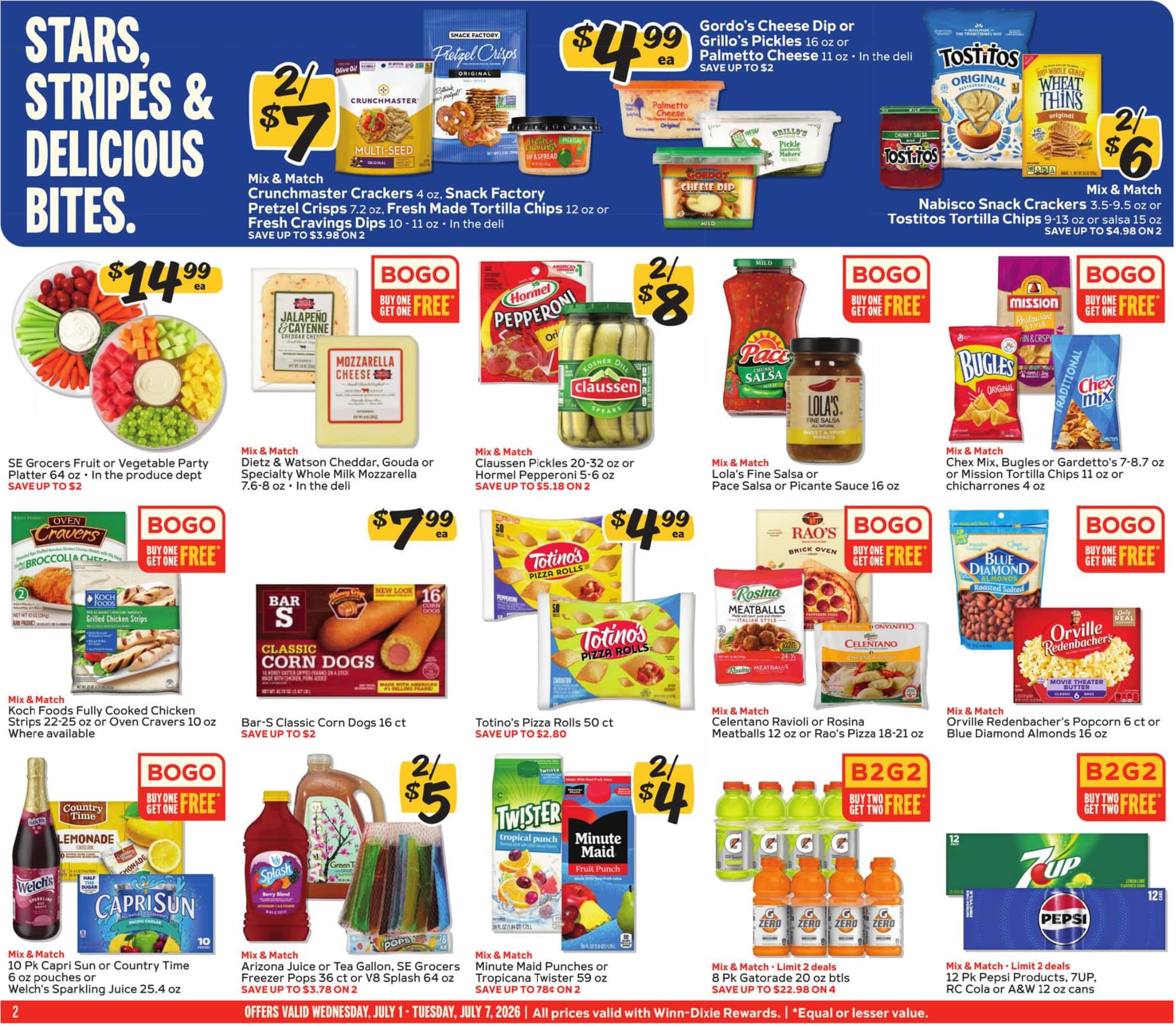 Winn Dixie Weekly Ad July 15 - 21, 2026 - Image 2 July 1 - 7