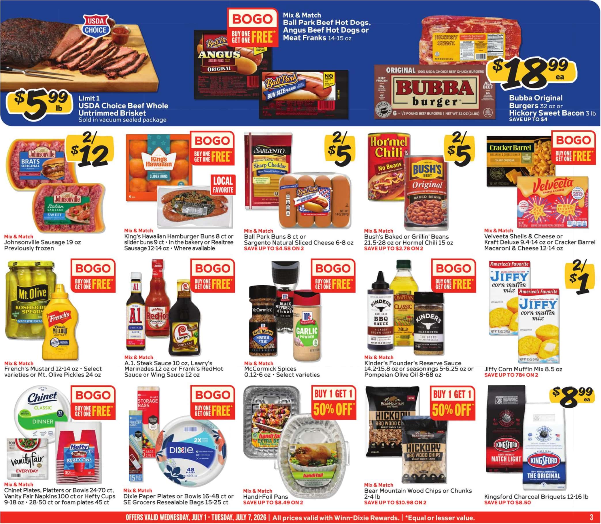 Winn Dixie Weekly Ad July 15 - 21, 2026 - Image 1 July 1 - 7